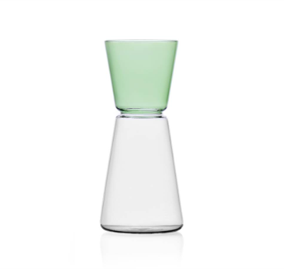 Clear/Green High Rise Pitcher 500ml