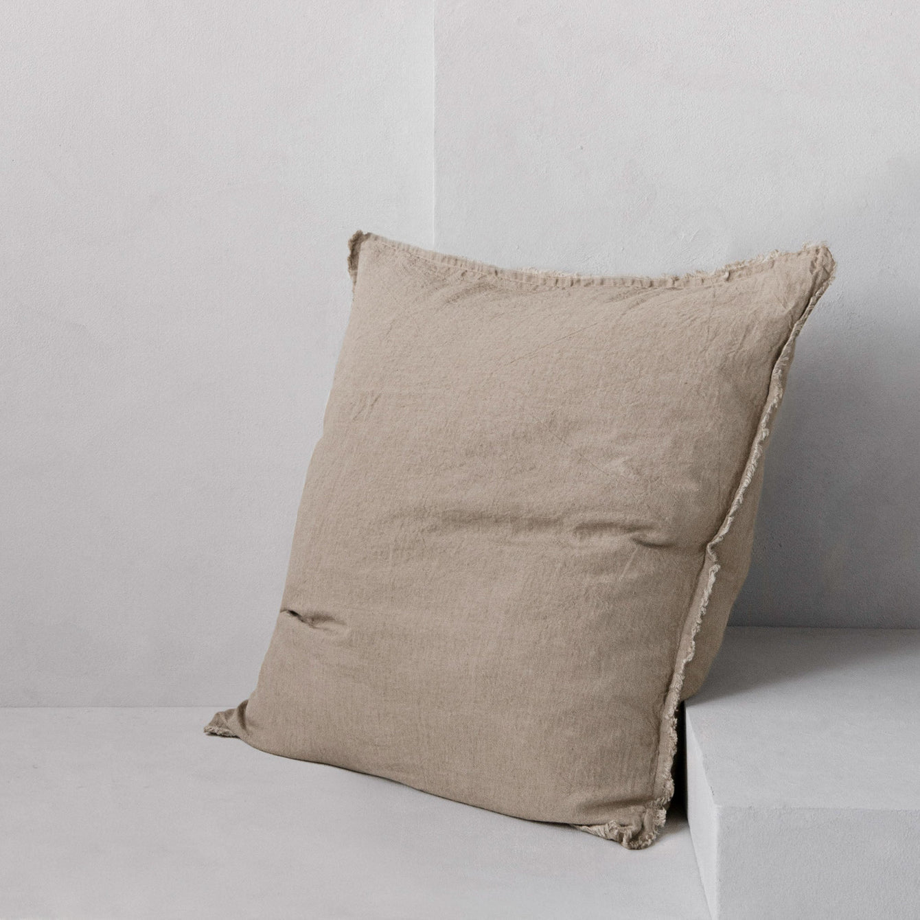Gray Flocca Cushion Cover 20x20"