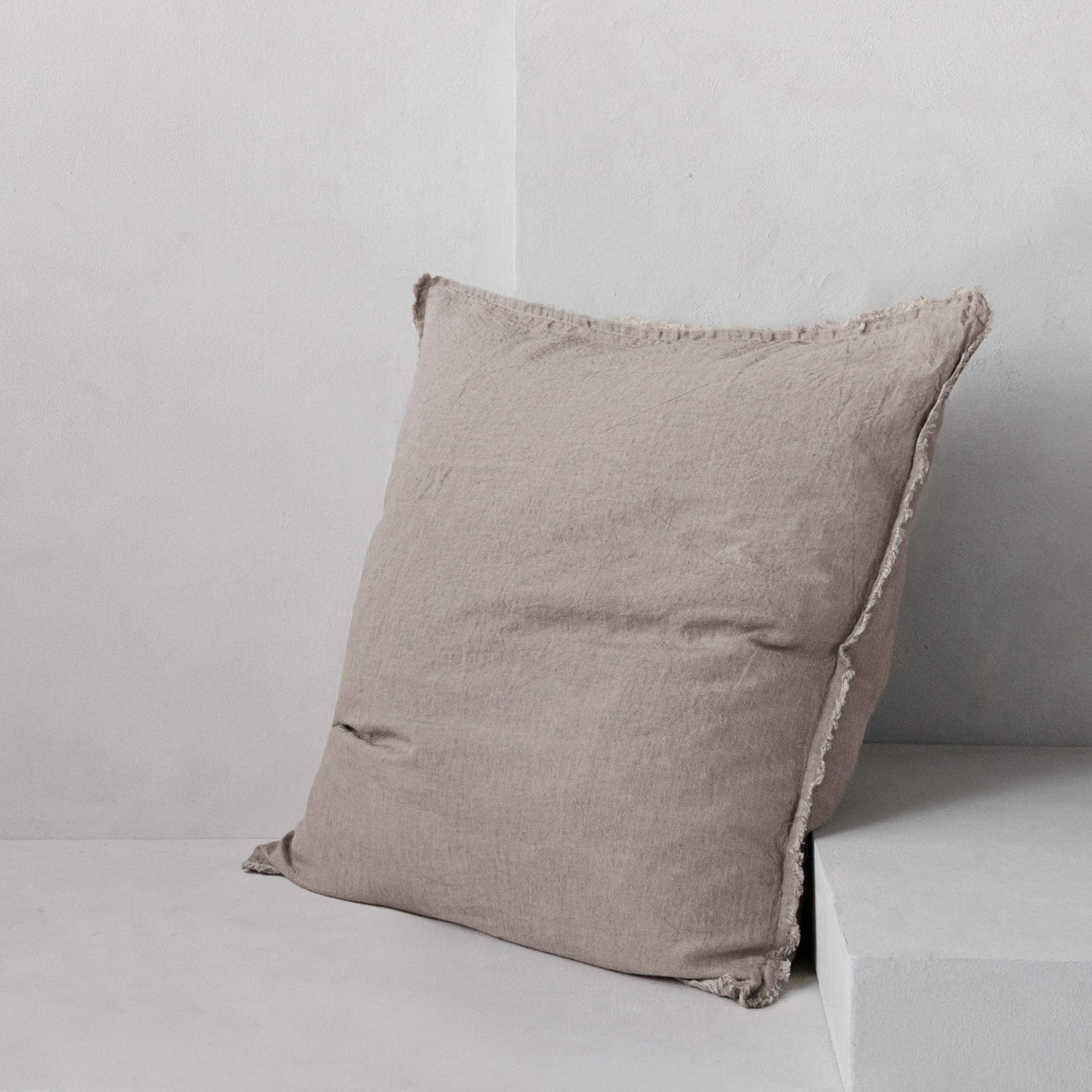 Gray Flocca Cushion Cover 20x20"