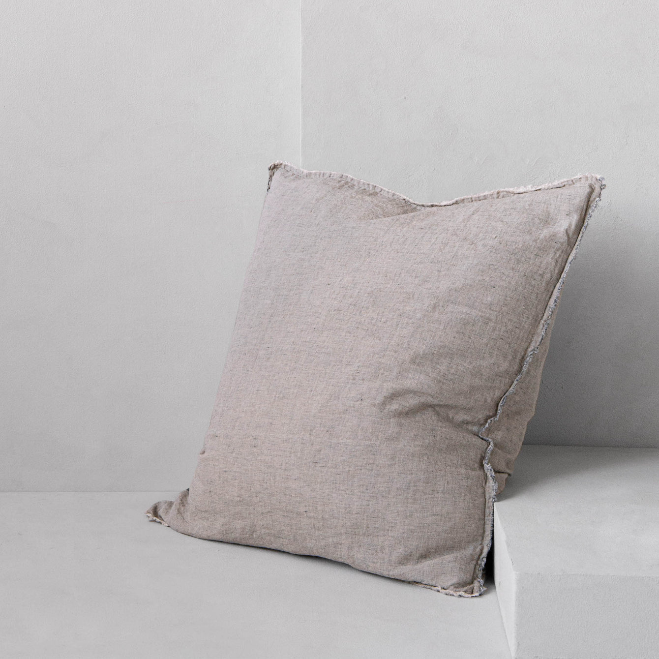 Gray Flocca Cushion Cover 20x20"