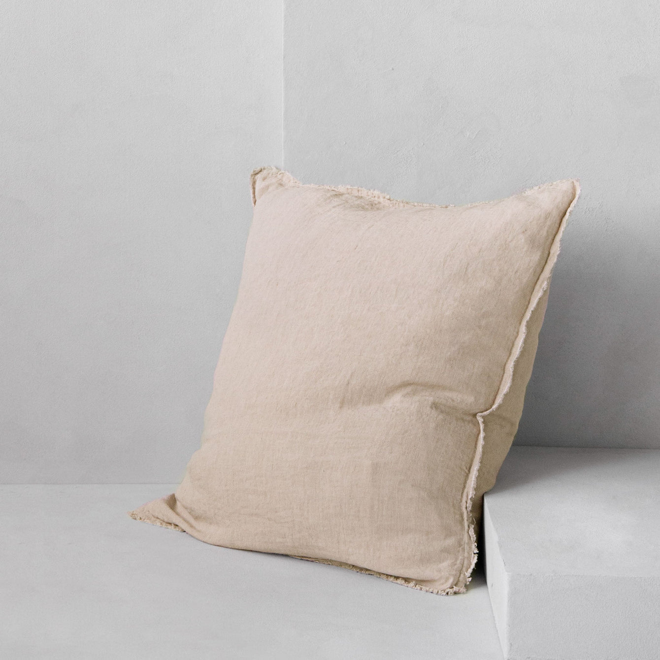 Gray Flocca Cushion Cover 20x20"