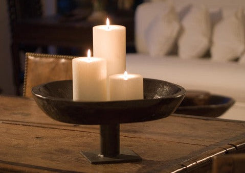 Dark Slate Gray Timberline Pillar Candle