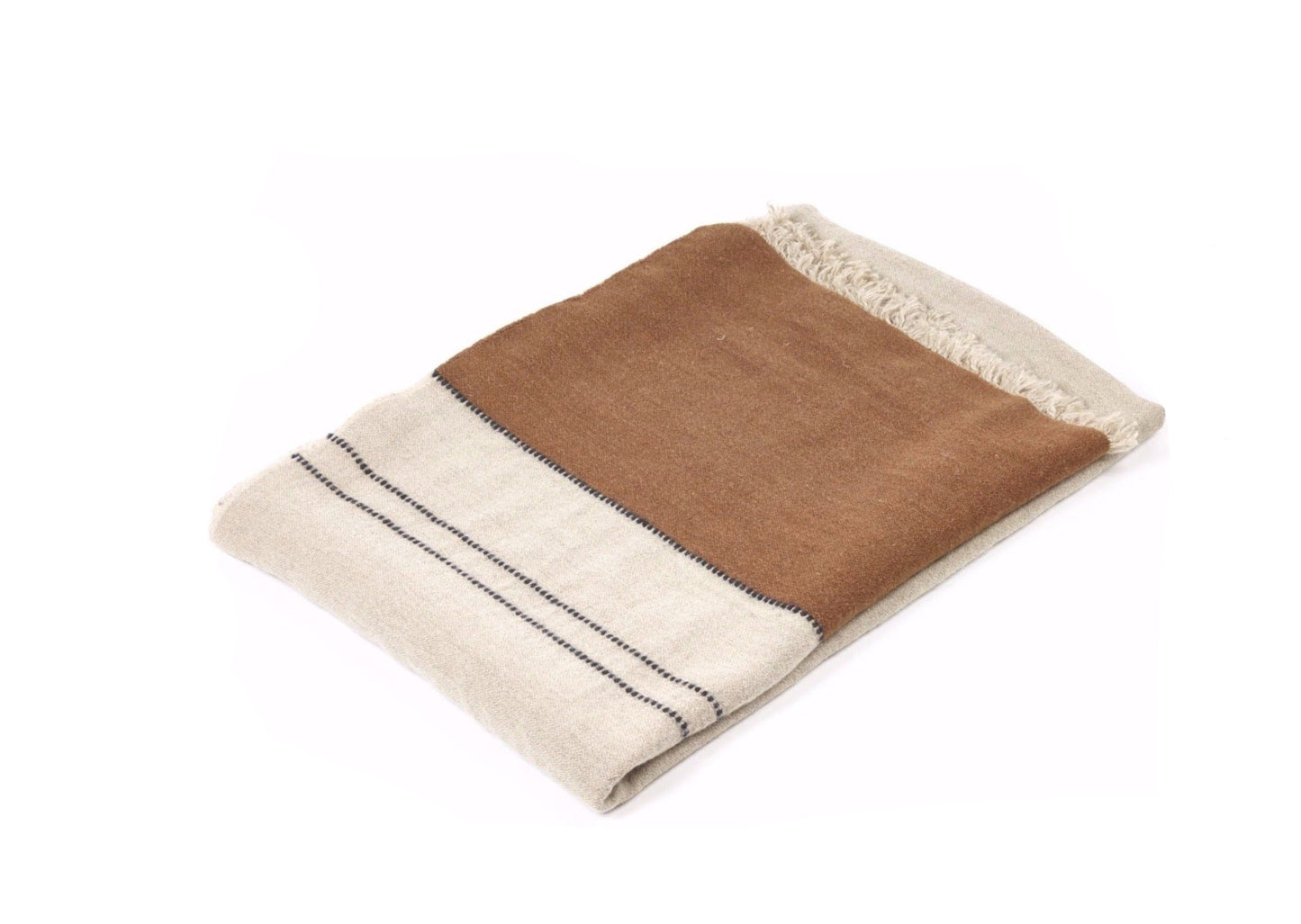 Foundry Throw - Beeswax Stripe
