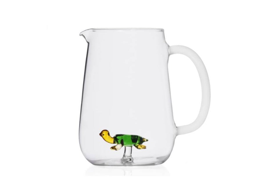 Lavender Animal Farm - Green Turtle Pitcher