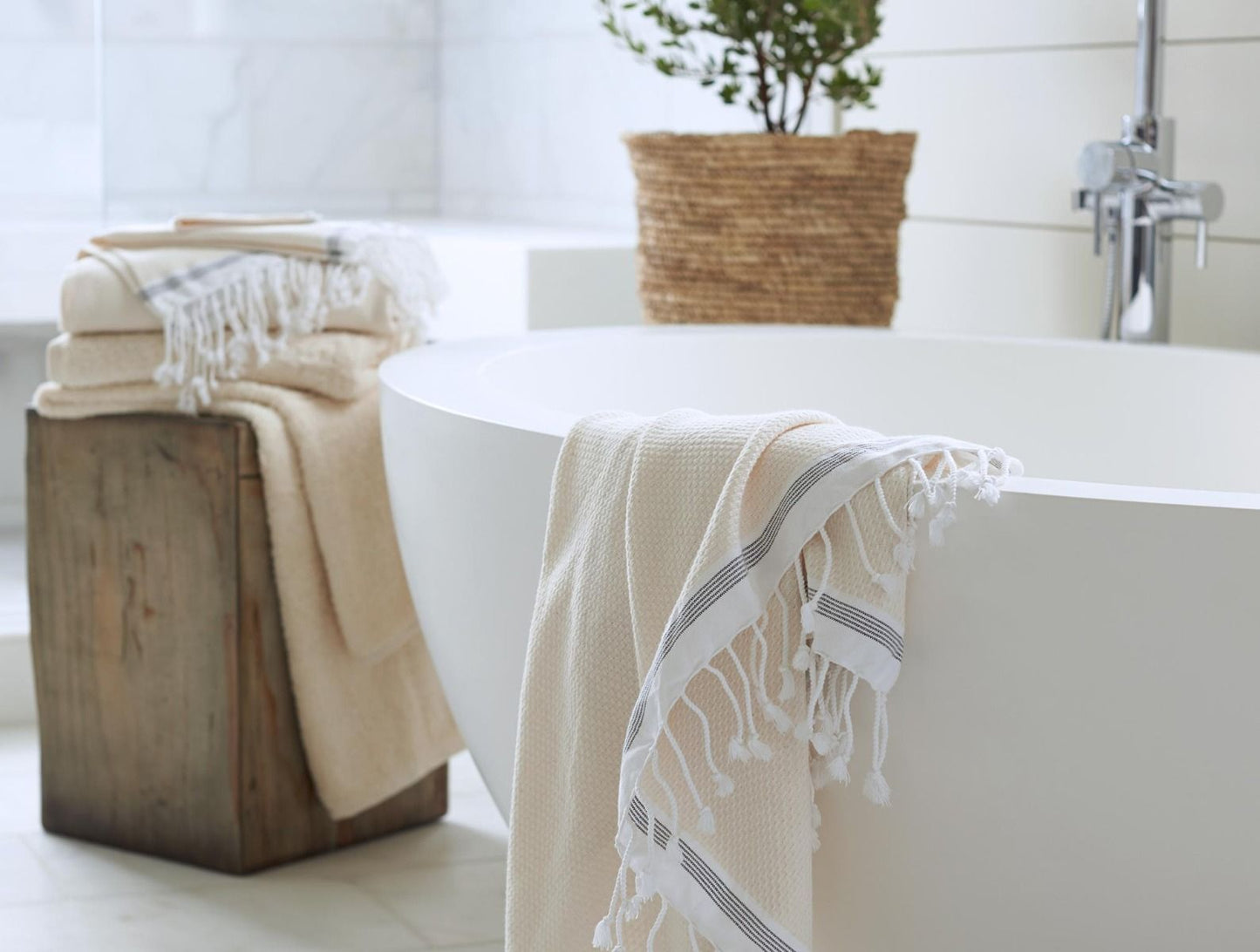 Gray Mediterranean Organic Towels