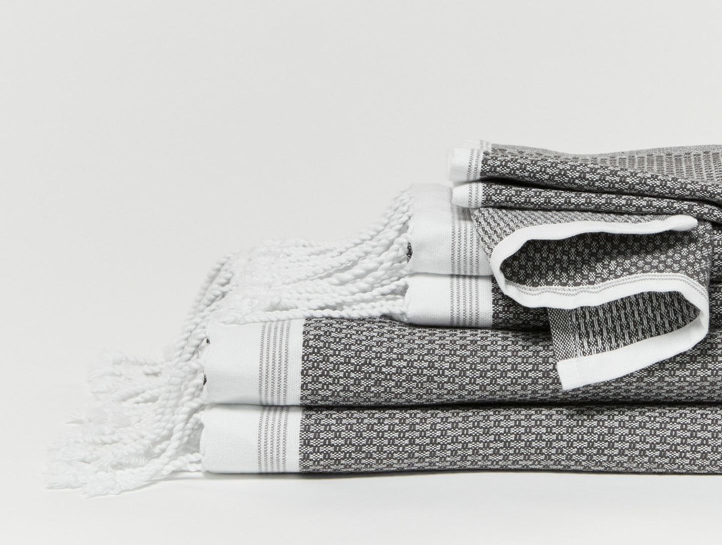 Light Gray Mediterranean Organic Towels