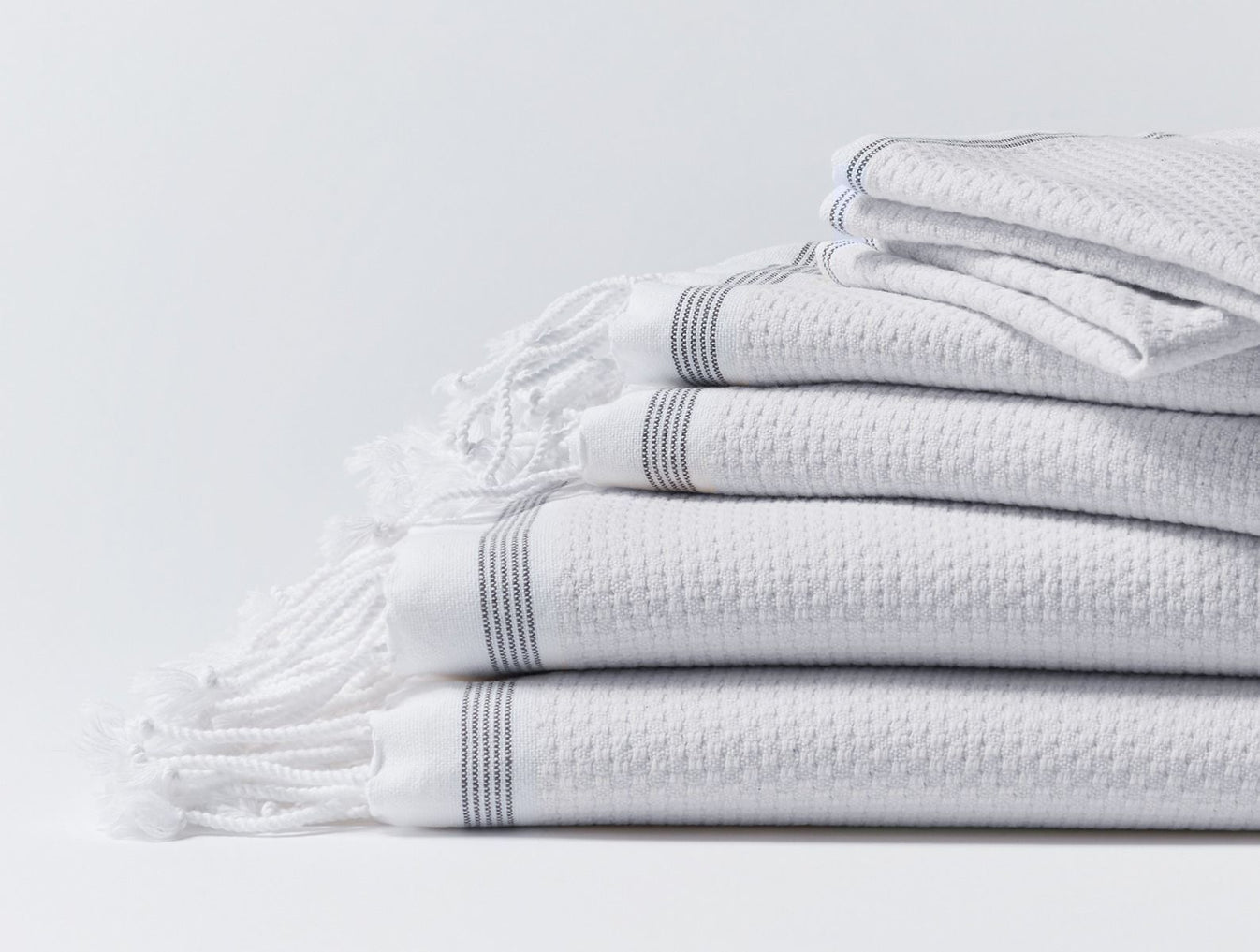 Light Gray Mediterranean Organic Towels