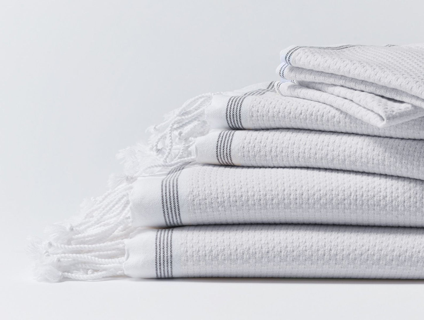 Light Gray Mediterranean Organic Towels