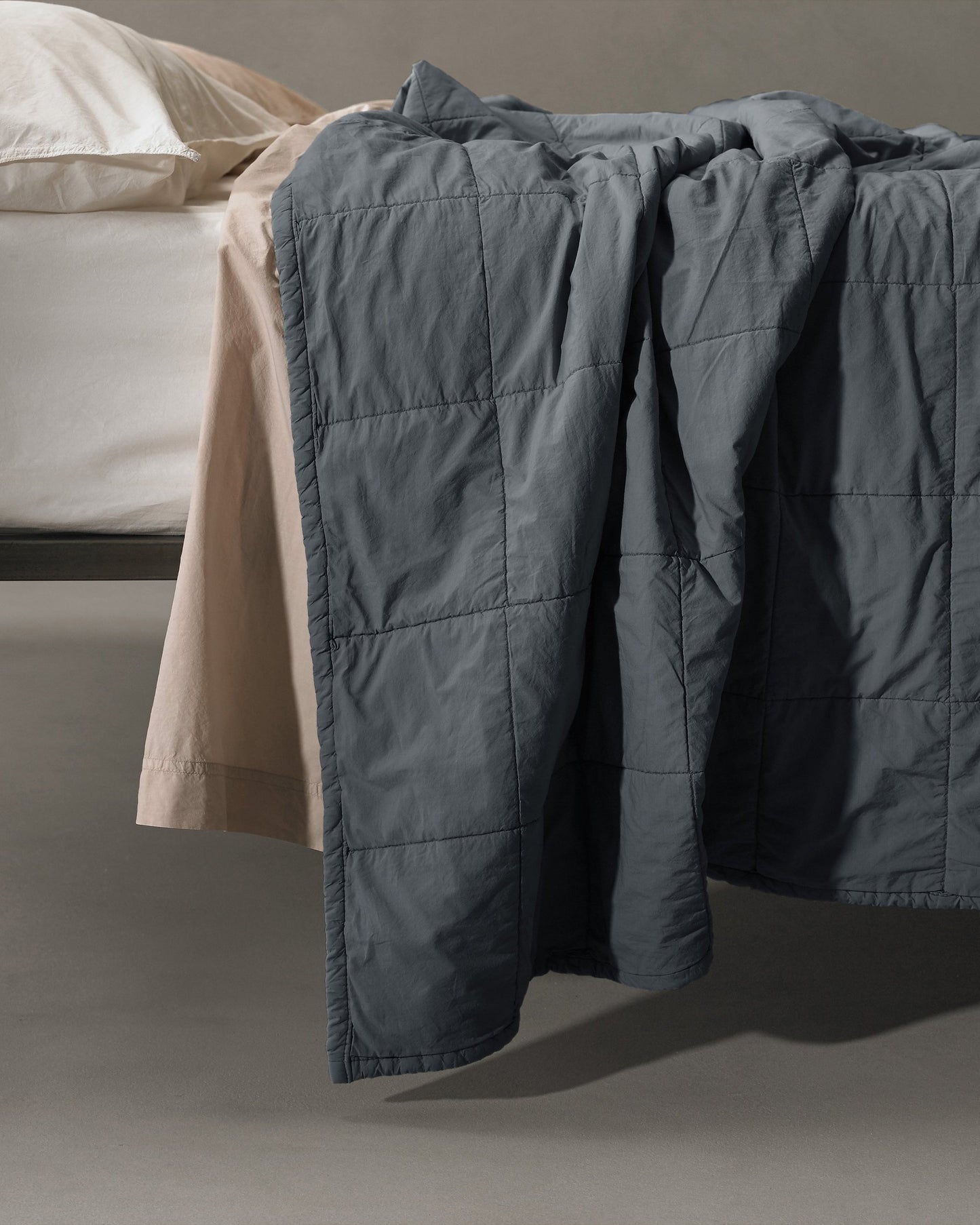 “NITE” Eggshell Cotton Quilt