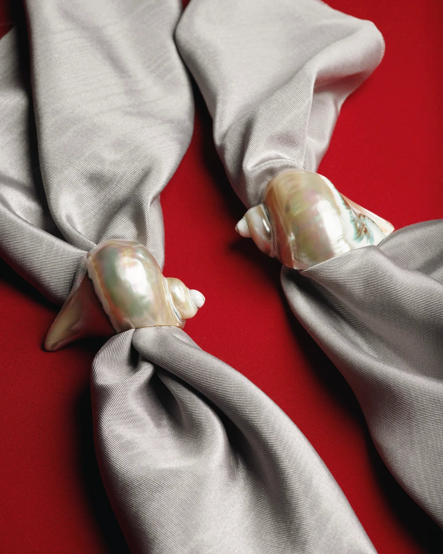 Mother Of Pearl Napkin Rings (Pair)