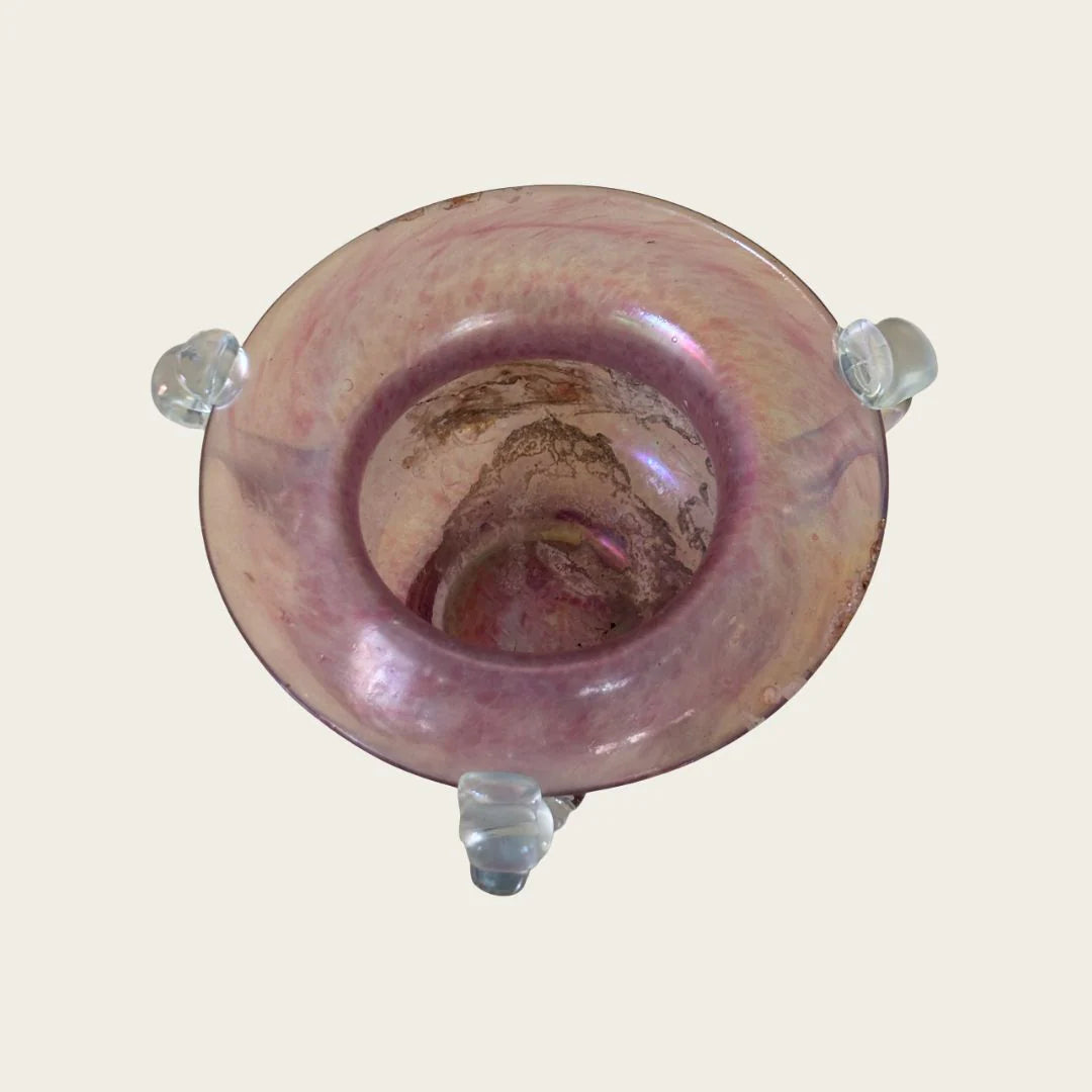 1960's Murano Seguso Handblown Glass Bowl