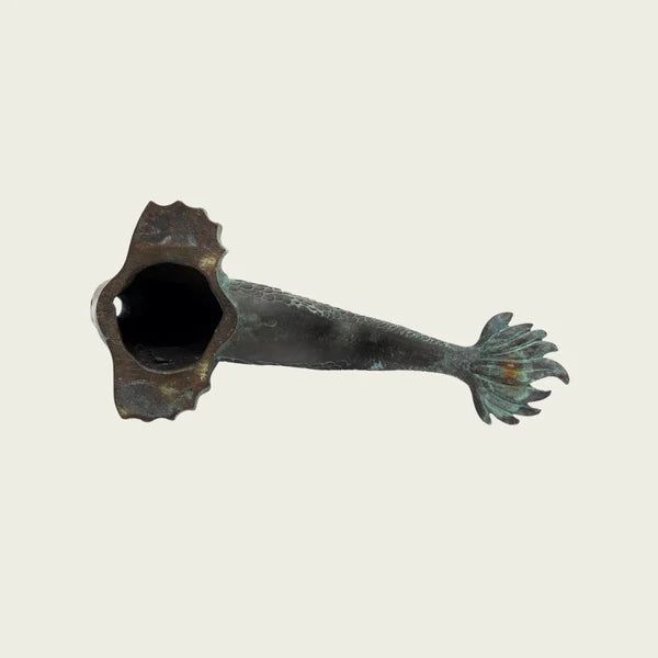 1950's Patinated Bronze Sculpture Of A Fish In The Style Of Carl Milles