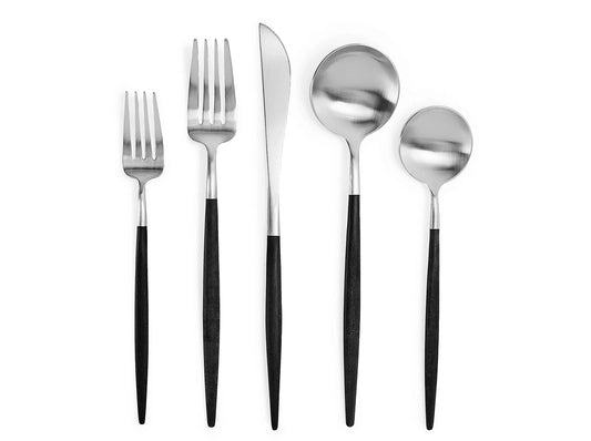 Black Goa Cutlery Set