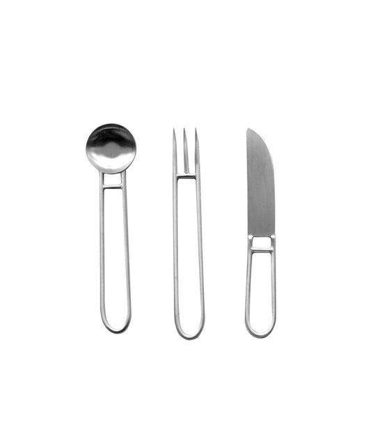 Artefacto Cutlery Set-Silver