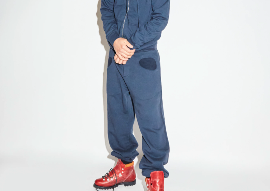 Exposed Terry Pocket Sweatpant - Blue