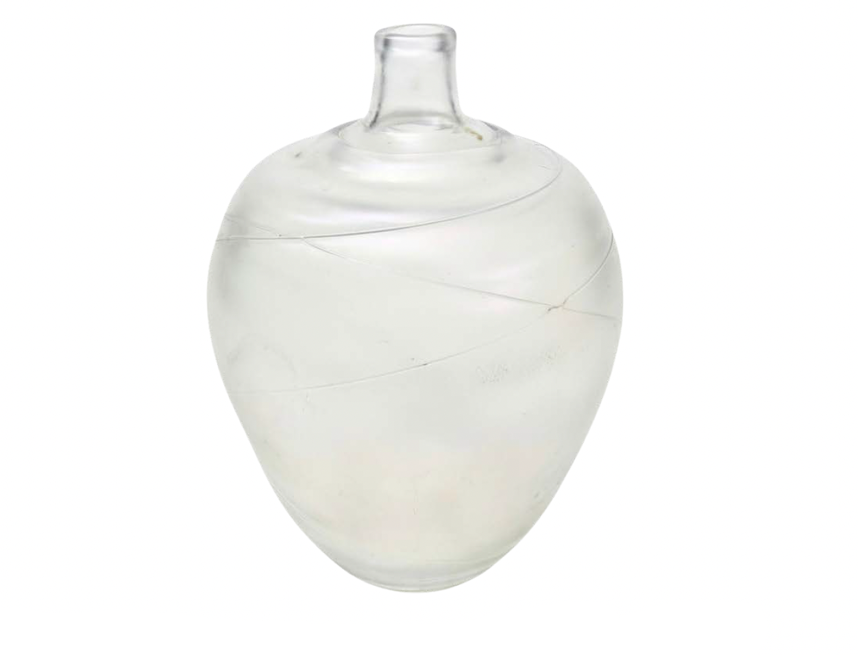 Bertil Vallien Hand Blown Glass Vase for Kosta Boda