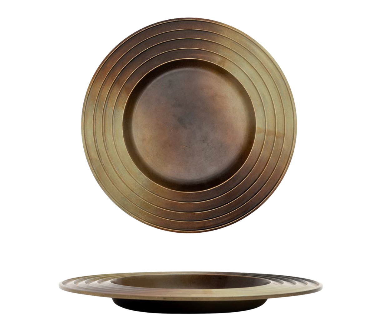 Art Deco Bronze Dish by Ivar Alenius Bjork for Ystad Metall