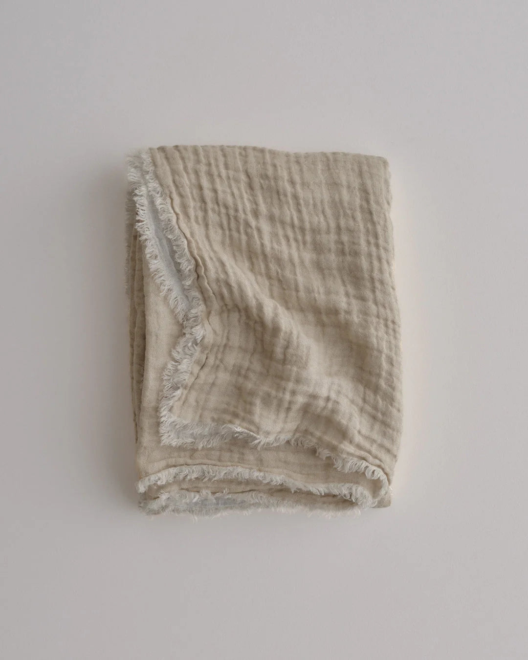 Crush Double Linen Throw Blanket