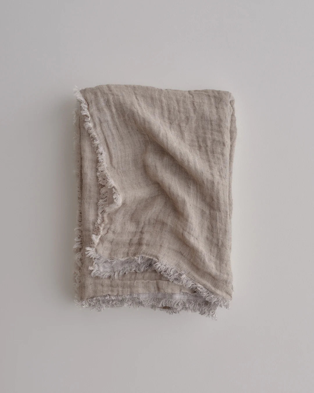 Crush Double Linen Throw Blanket