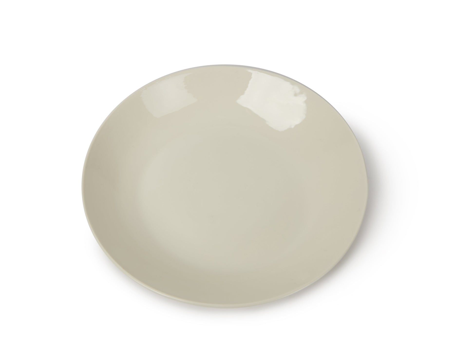 Gray Onda Soup/Pasta Plate - Bianco