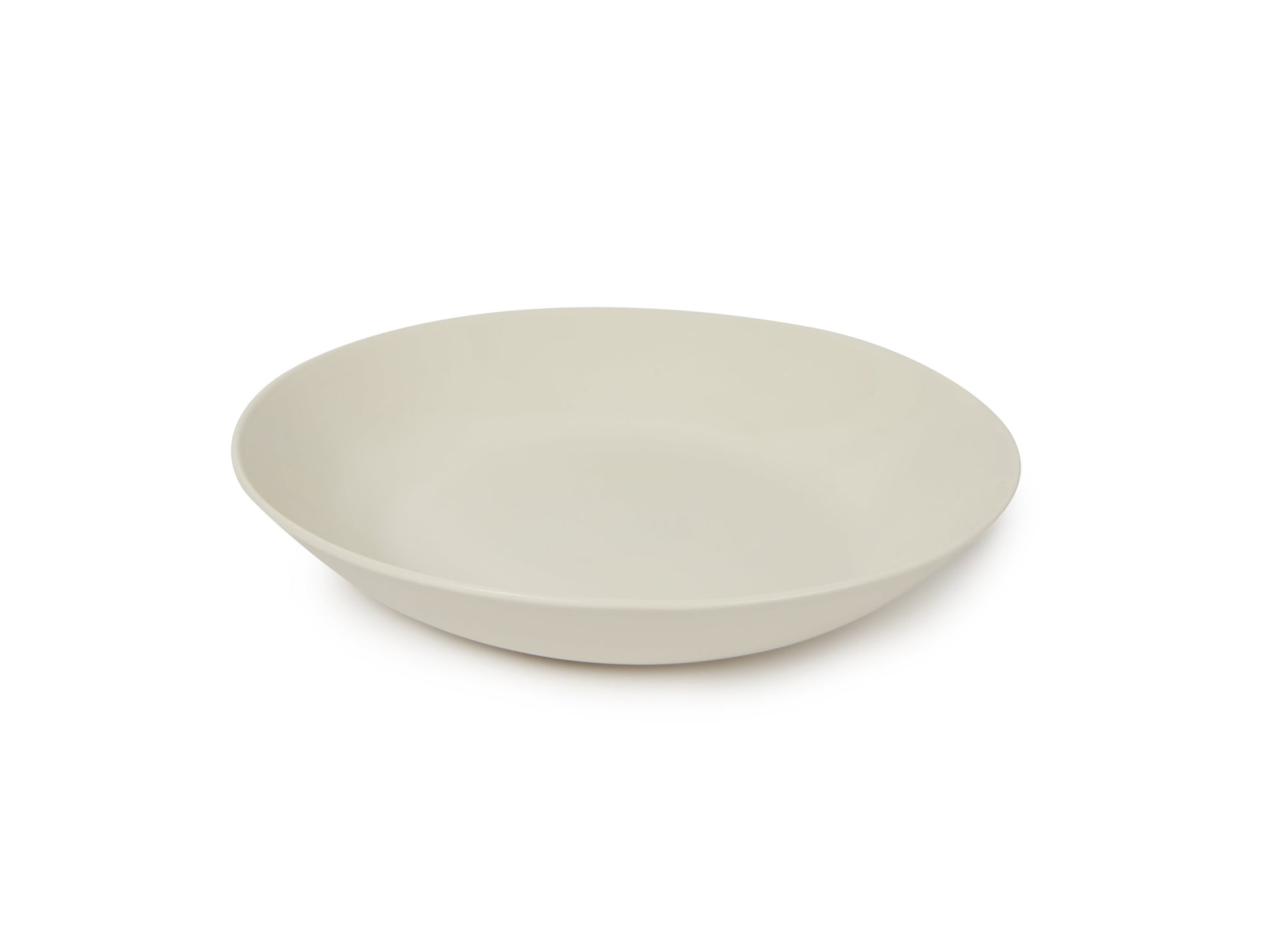 Light Gray Onda Soup/Pasta Plate - Bianco