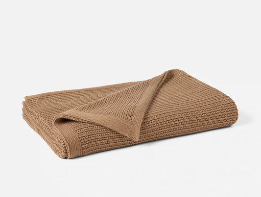 Linda Organic Knit Throw