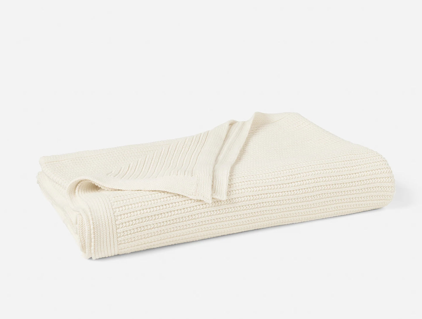 Linda Organic Knit Throw