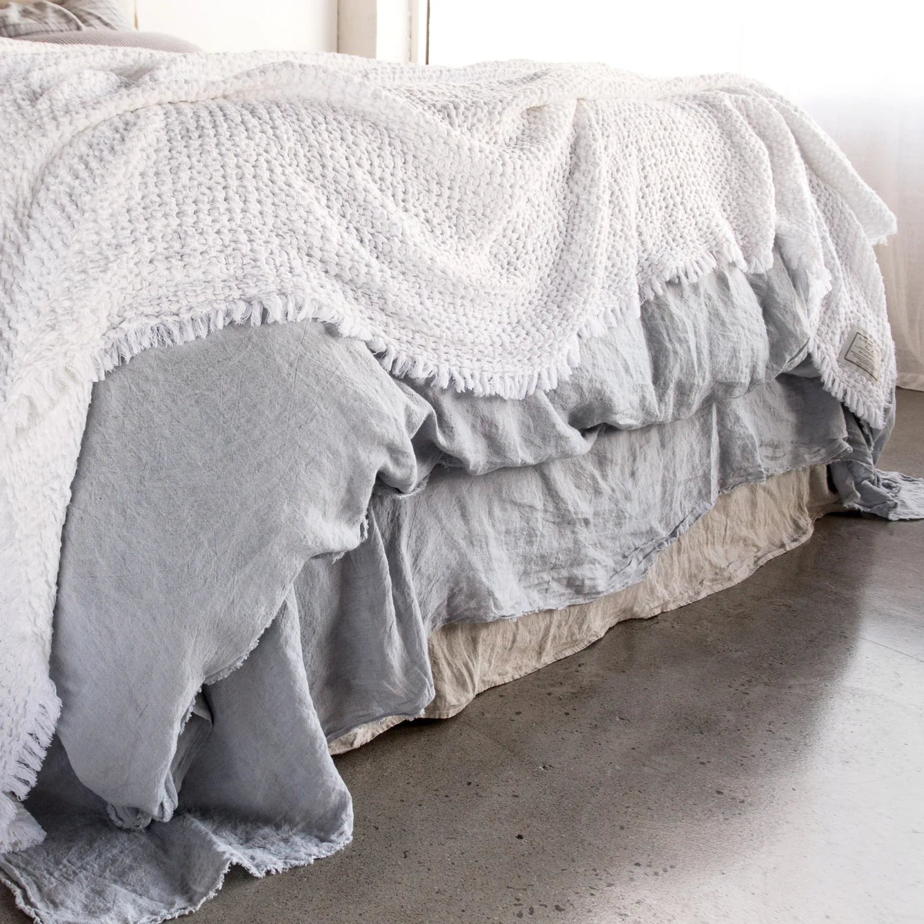 Flocca Linen Blanket