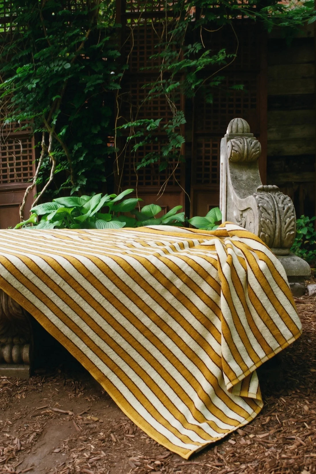 Helena Pool Towel-Ochre