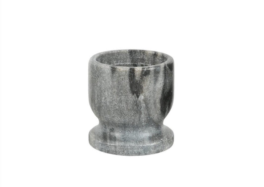Light Slate Gray Gray Marble Egg Cup