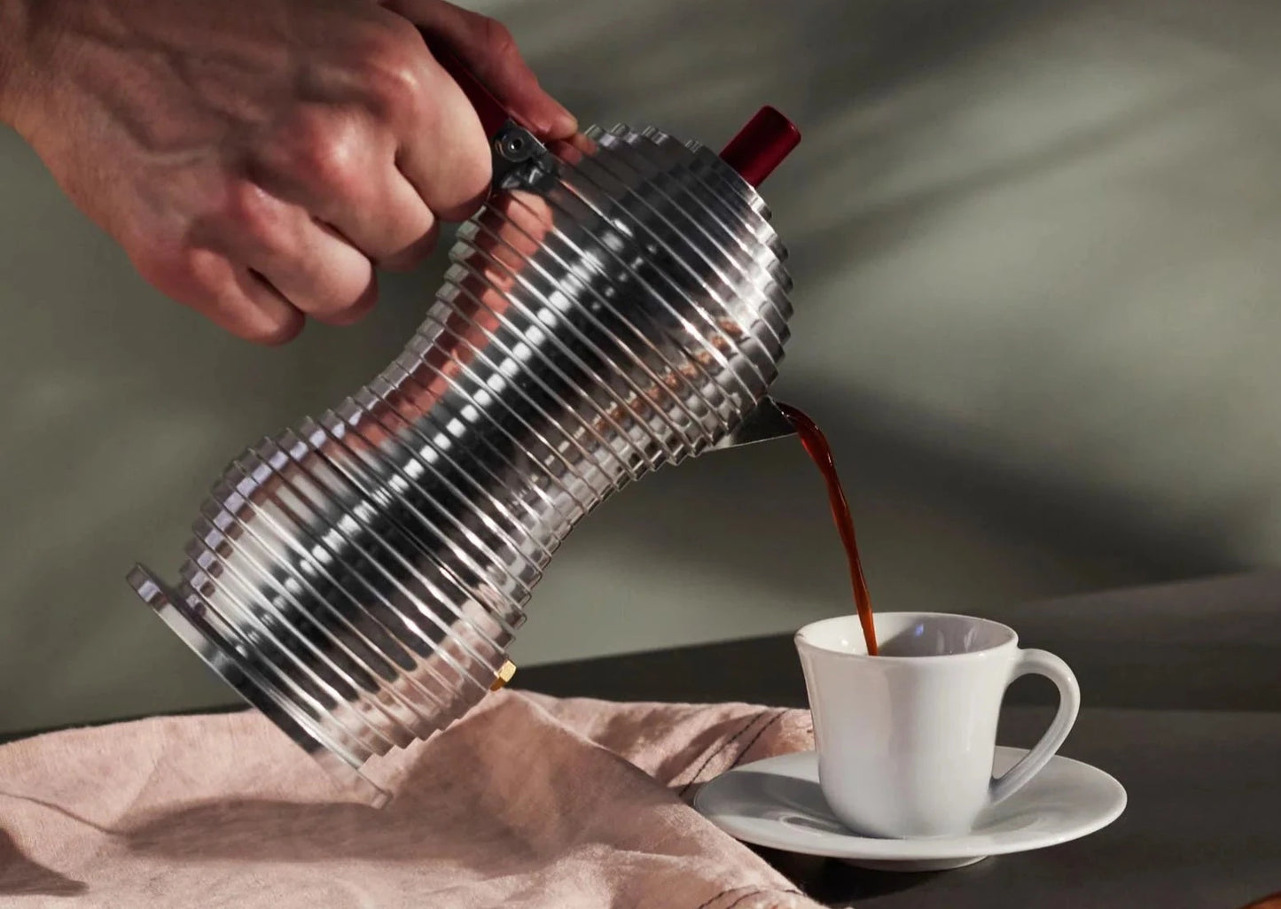 Dim Gray Pulcina Espresso Coffee Maker - 3 Cups