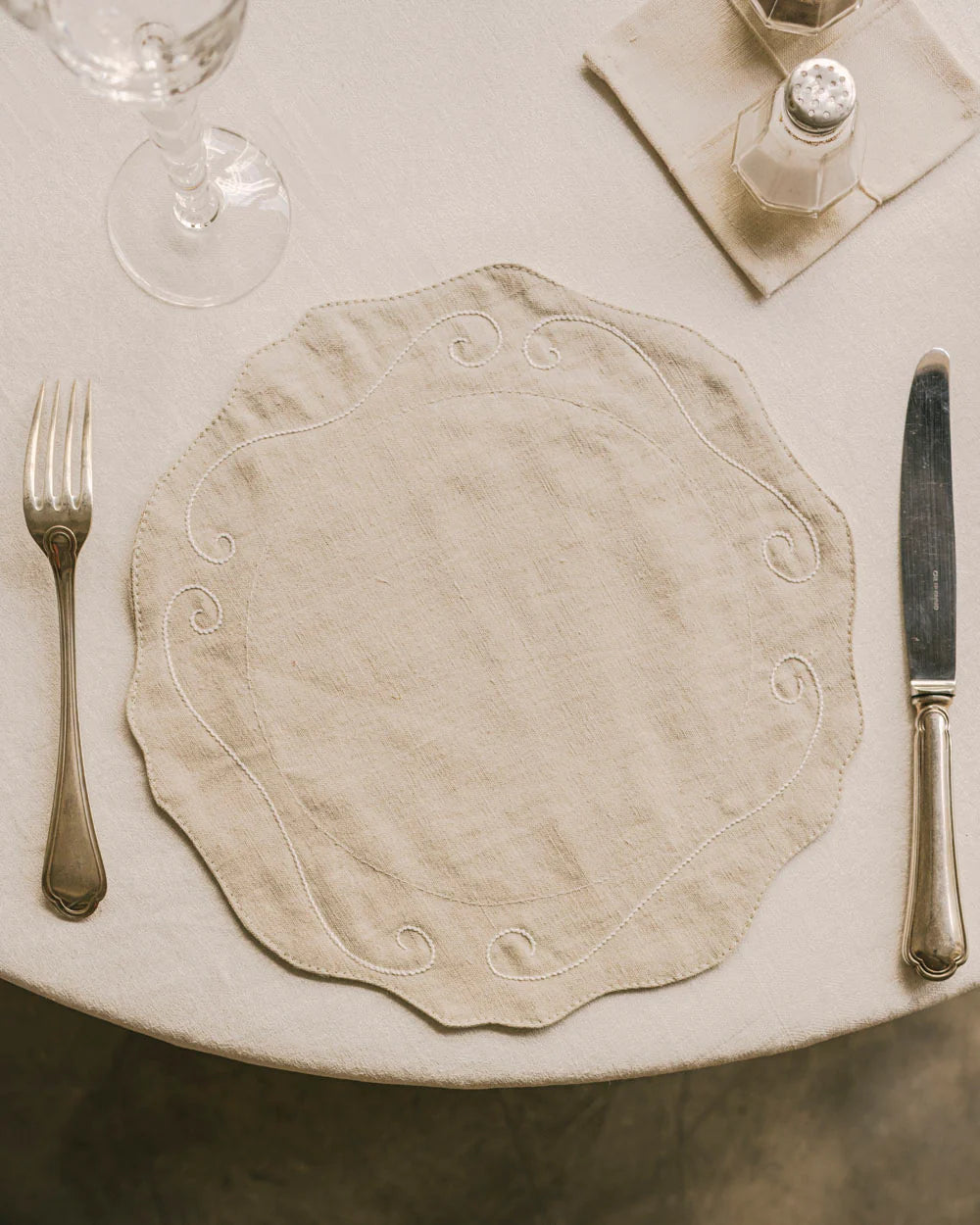 Embroidered Placemat