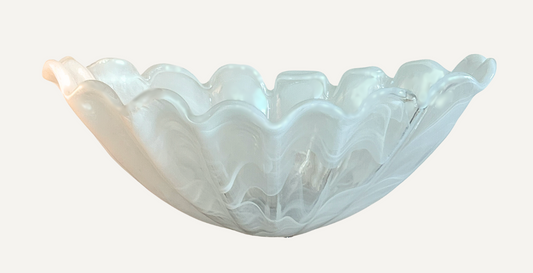 1980's Vietri Murano Handblown Glass Bowl