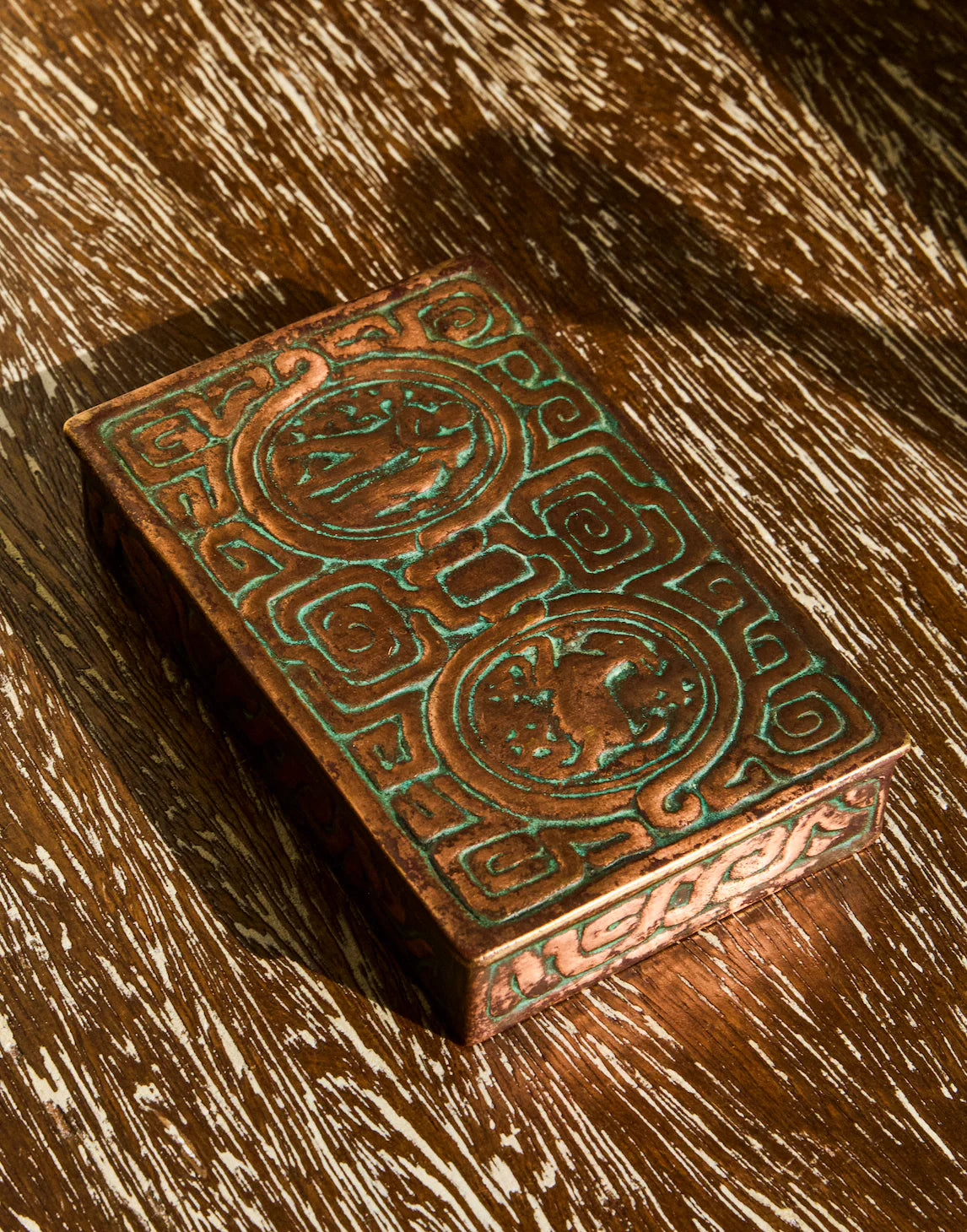 1920's Tiffany Studios Zodiac Box