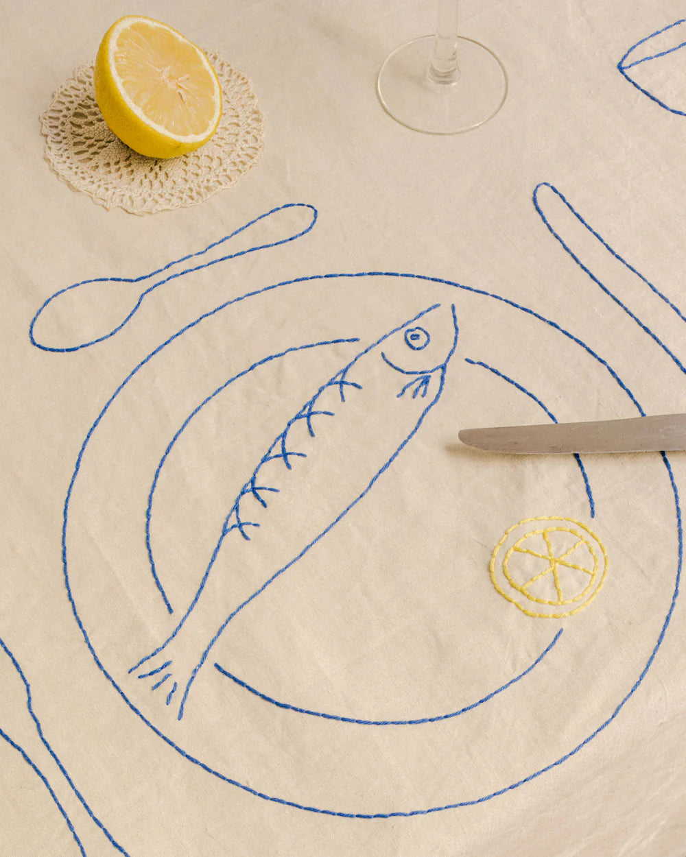 Le Repas Du Bistrot - The Bistrot Lunch Tablecloth