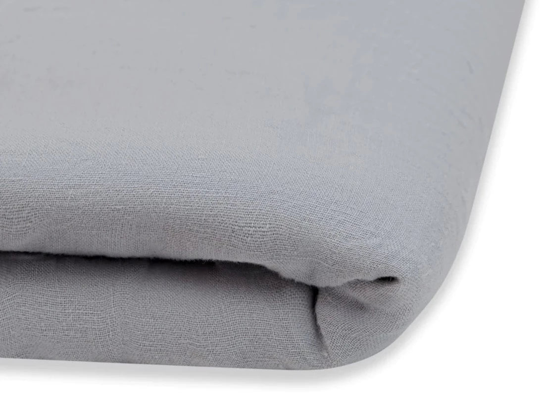 Dark Gray Washed Linen Pillowcase (Pair)