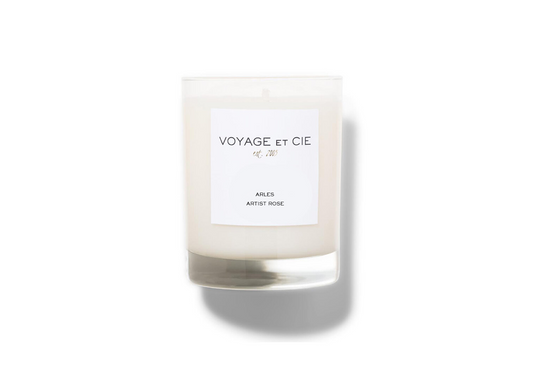 Arles Artist Rose Candle