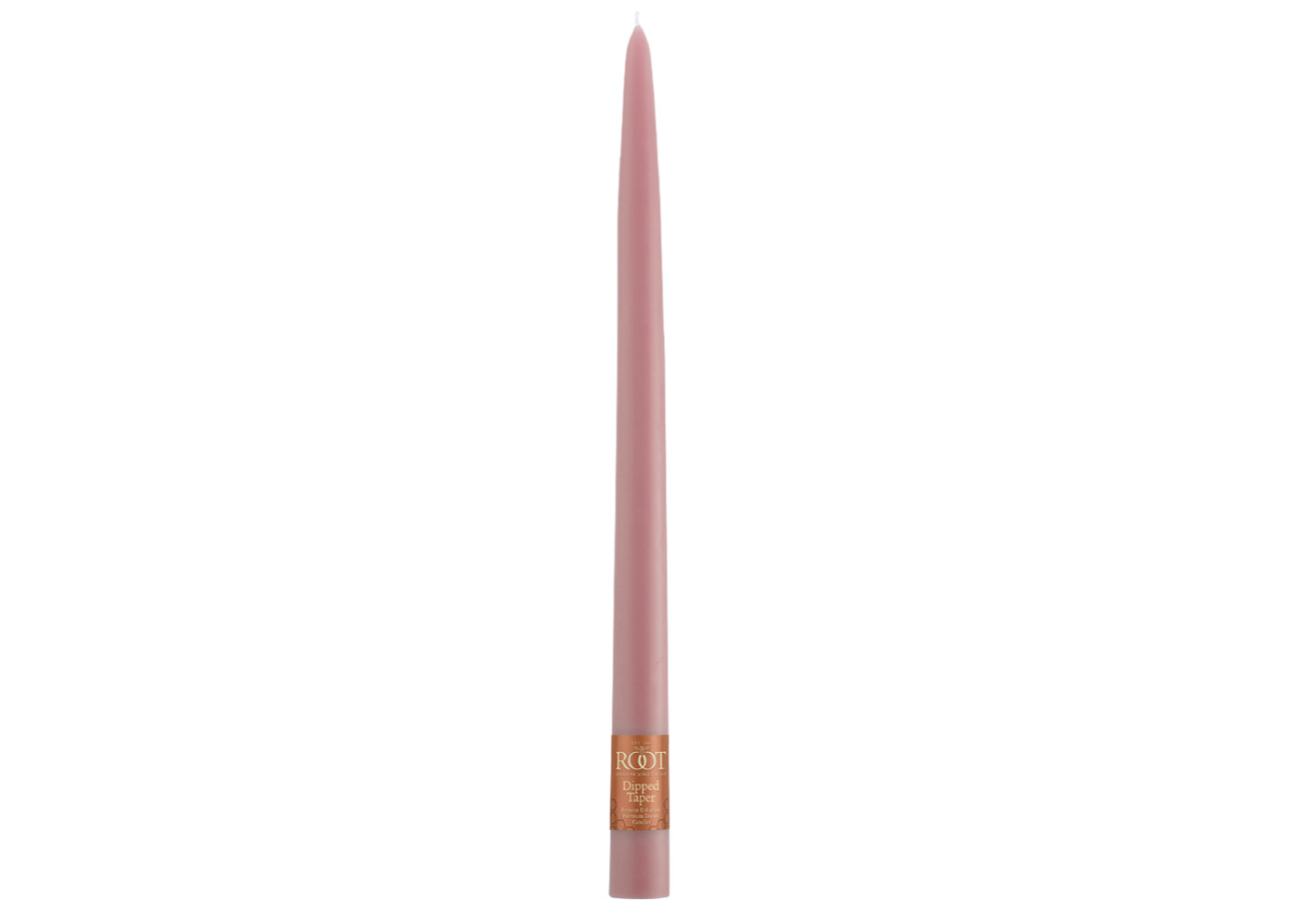Rosy Brown Taper Dinner Candle 12 in.