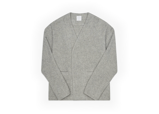 Dark Gray The Double Breasted Cardigan Heather Grey