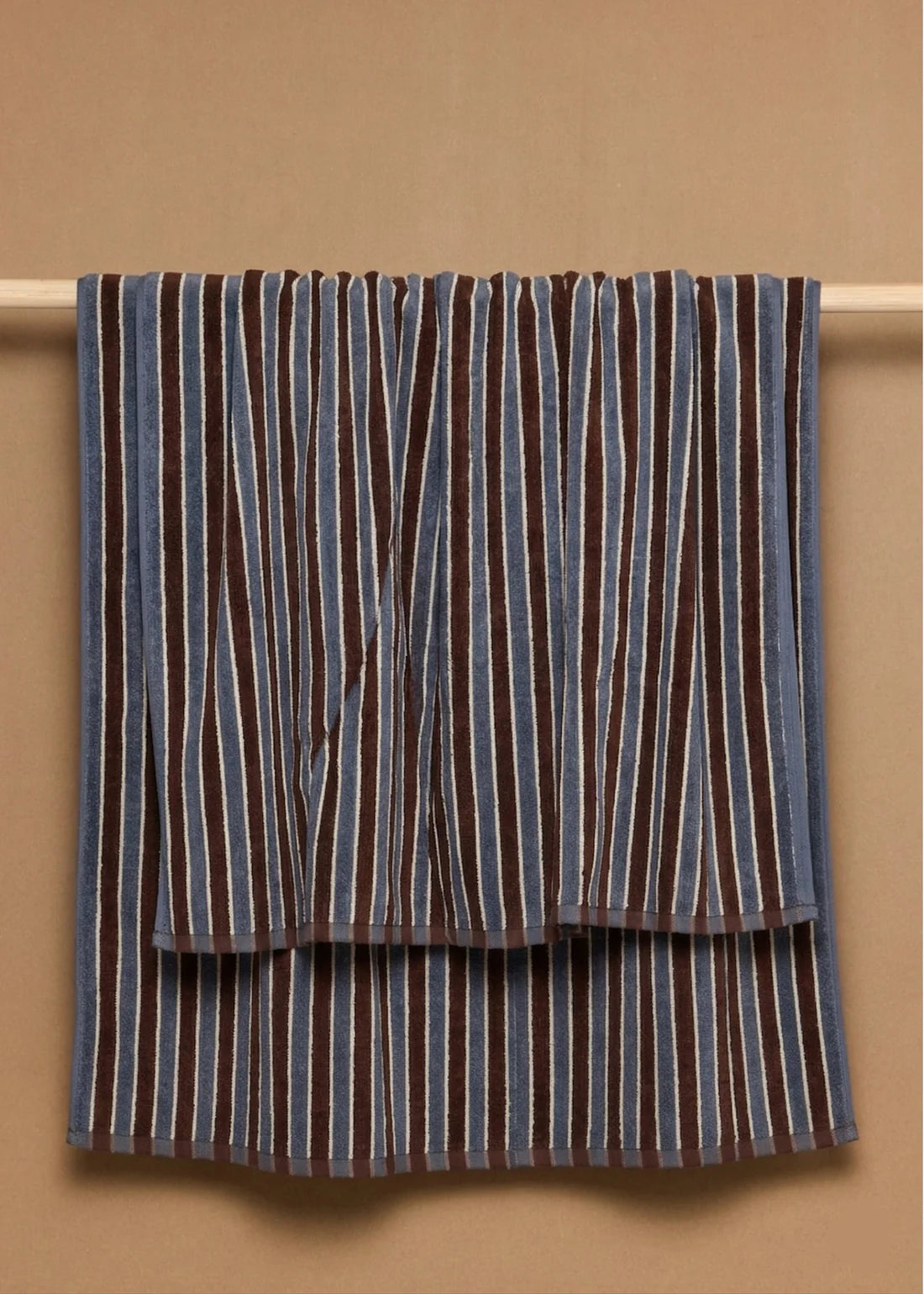 Helena Pool Towel-Blue and Clay