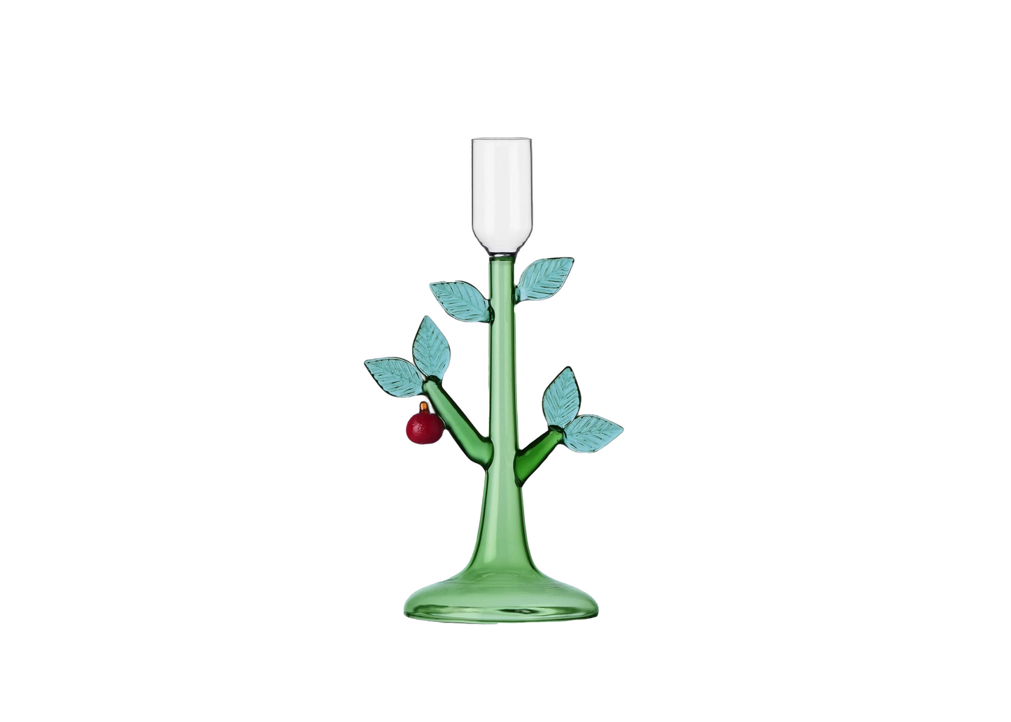 Red Apple Tree Candleholder Large