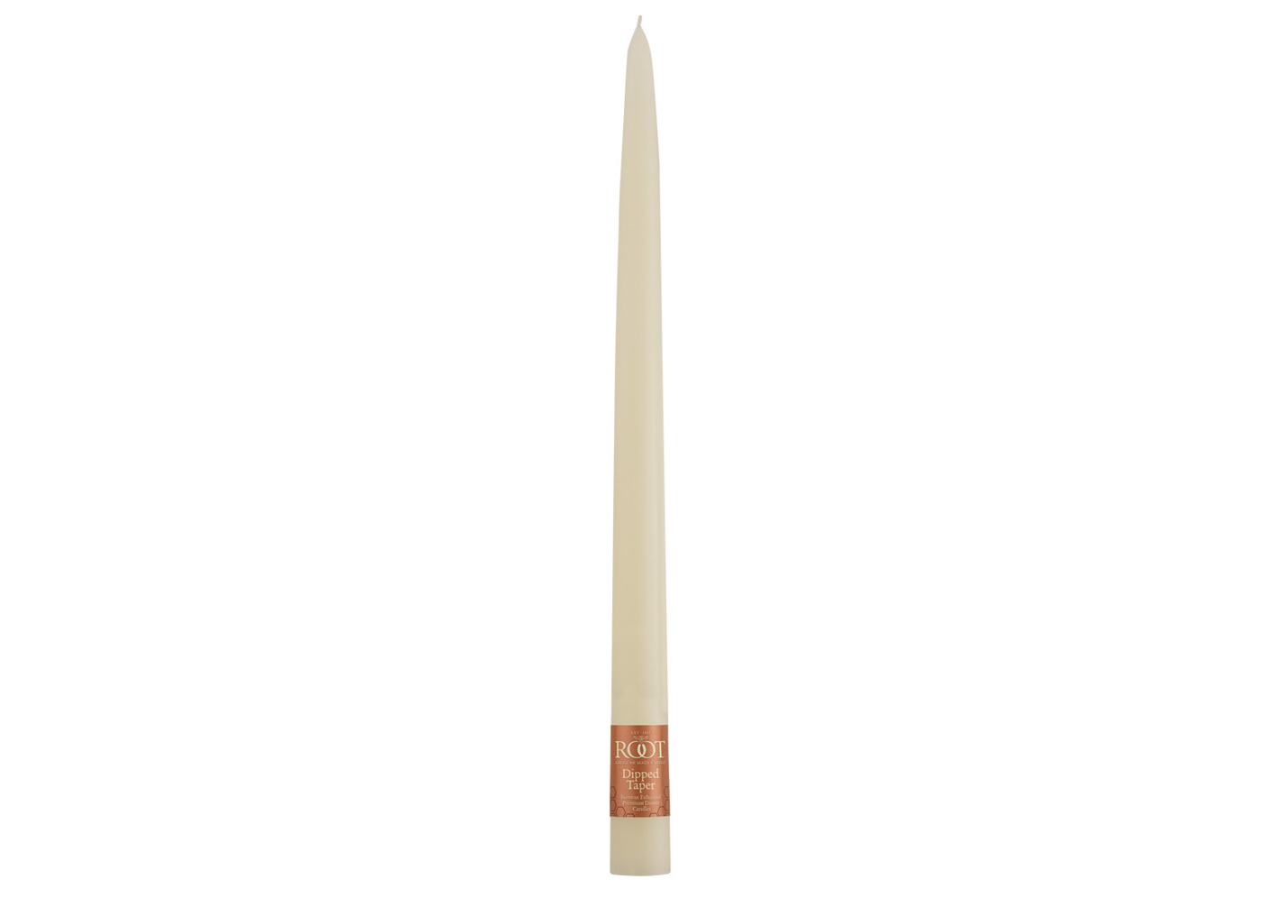 Gray Taper Dinner Candle 12 in.