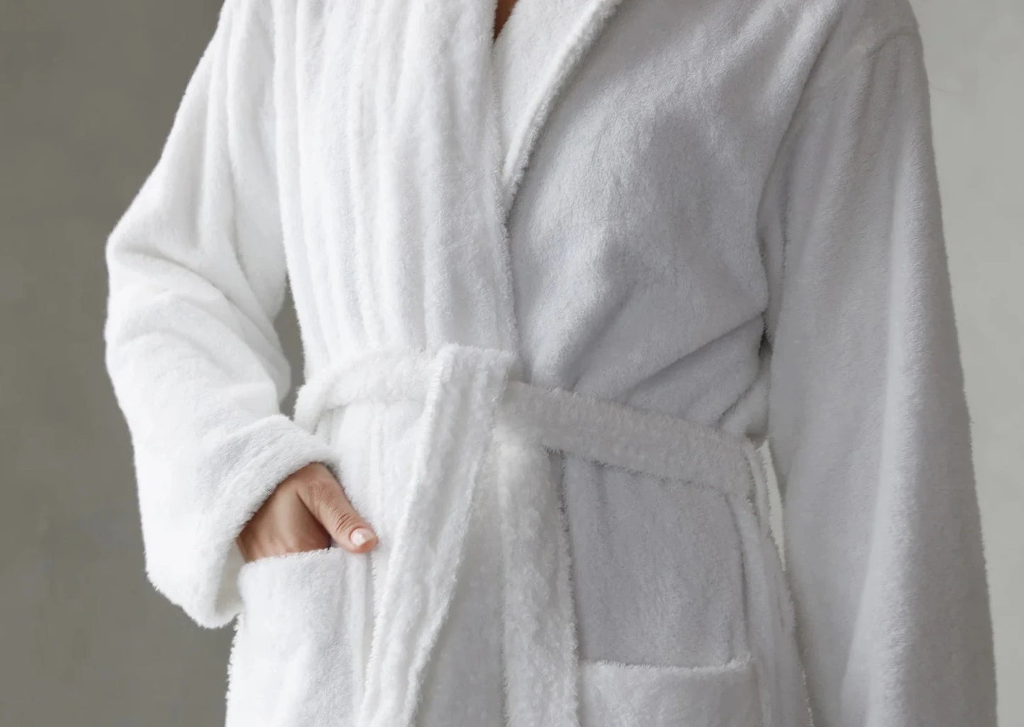 Light Slate Gray Unisex Cloud Loom Organic Robe