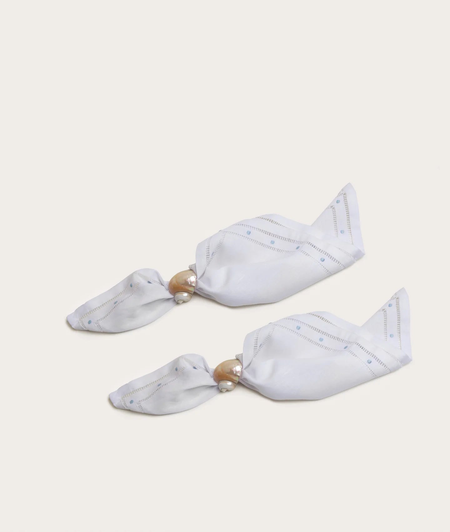 Mother Of Pearl Napkin Rings (Pair)