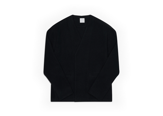 Black The Double Breasted Cardigan Navy