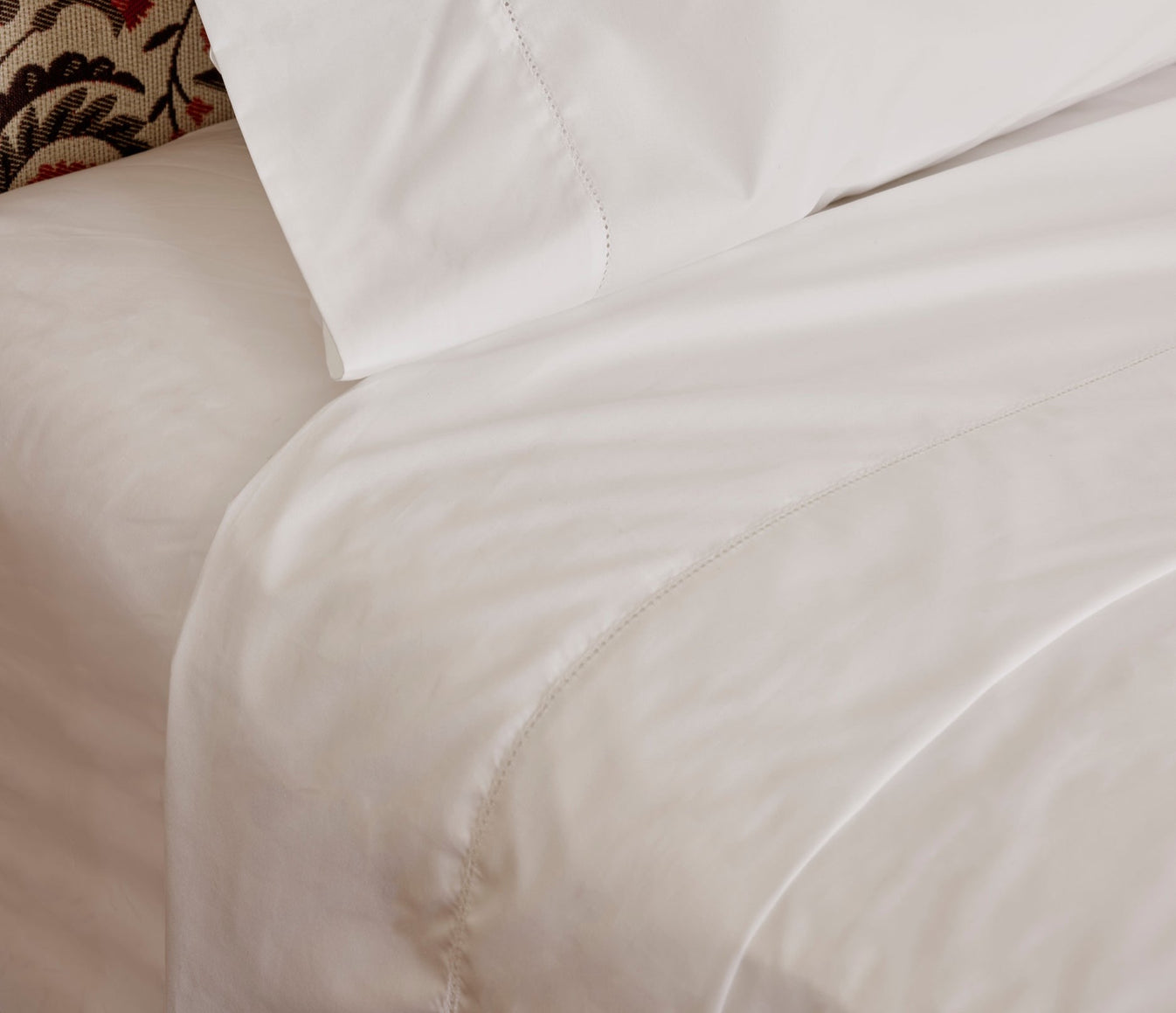 White Classic Percale Flat Sheet