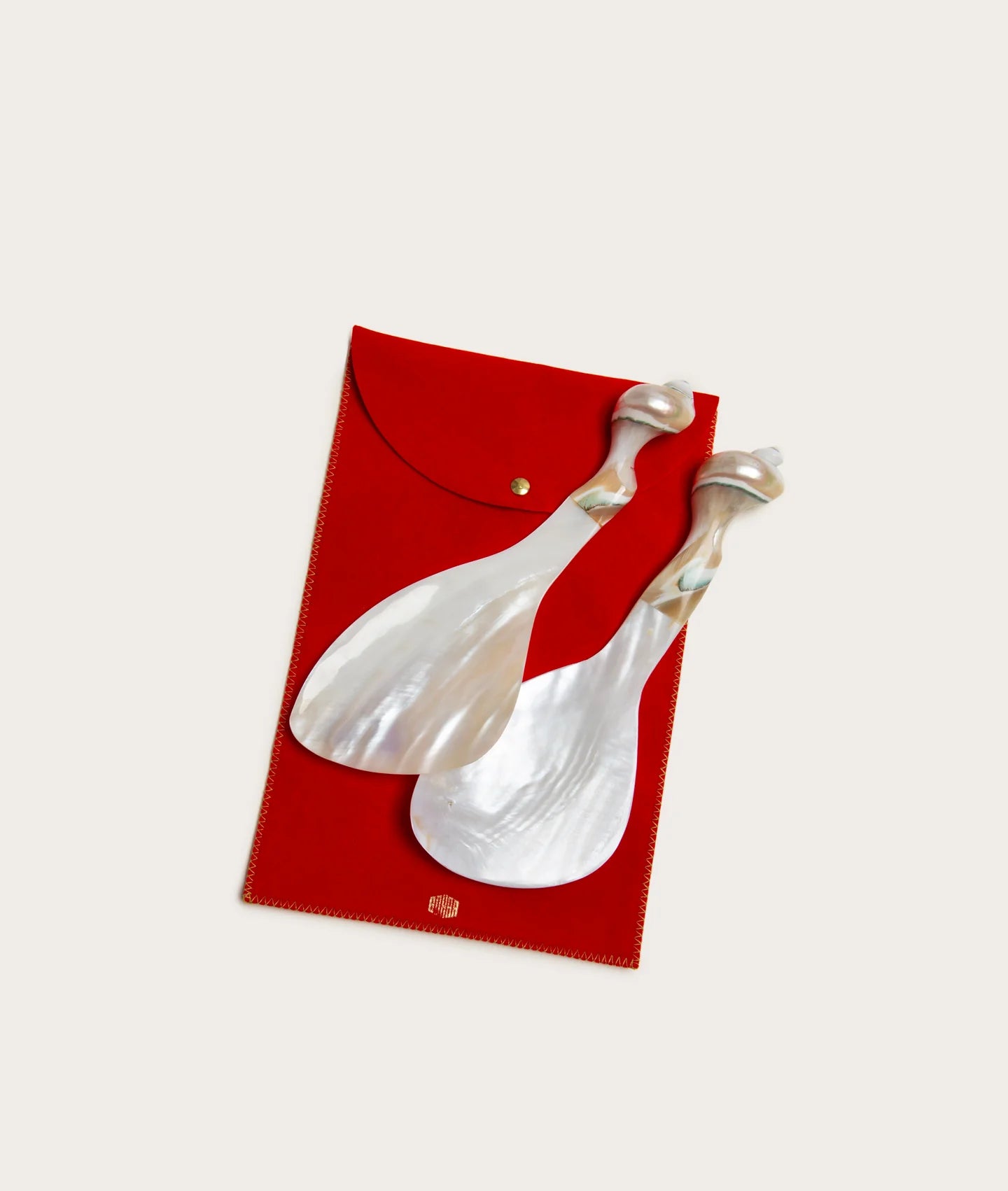 Mother Of Pearl Salad Servers (Pair)