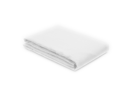 Drap plat en lin lavé