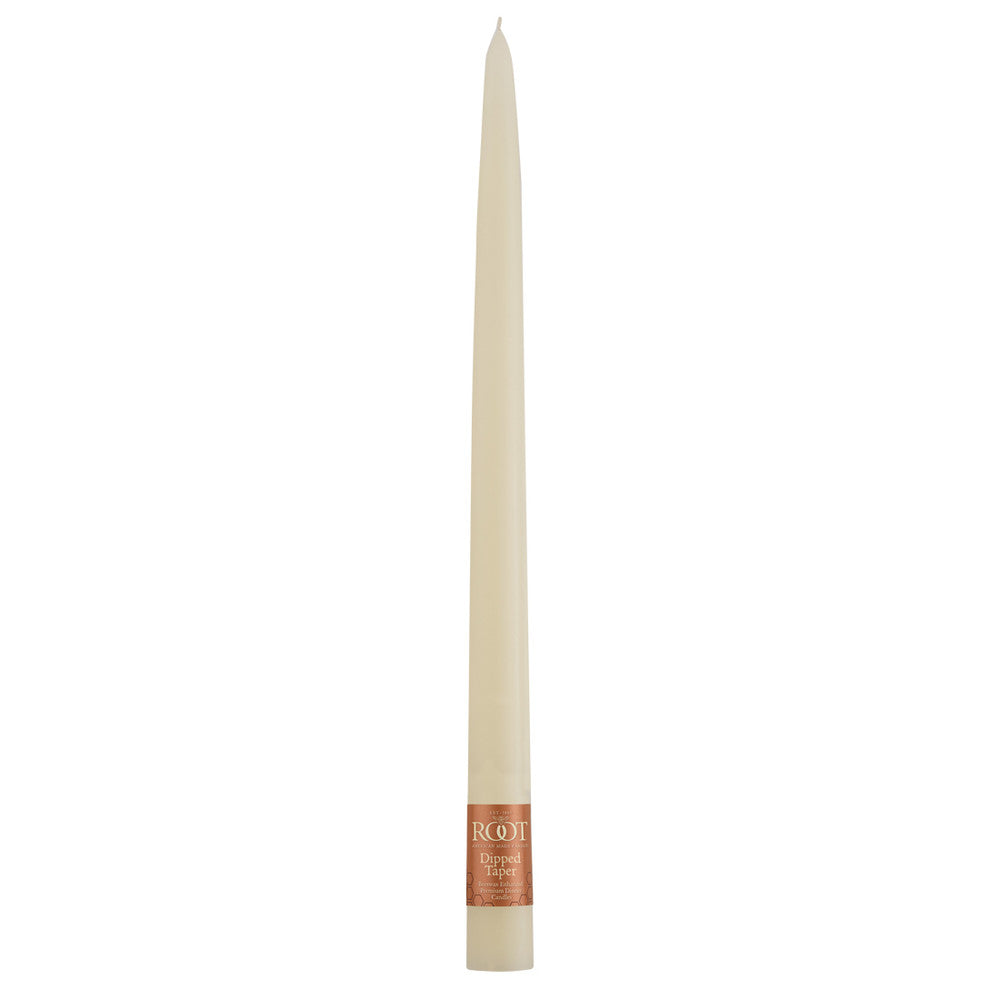 Gray Taper Dinner Candle 12 in.