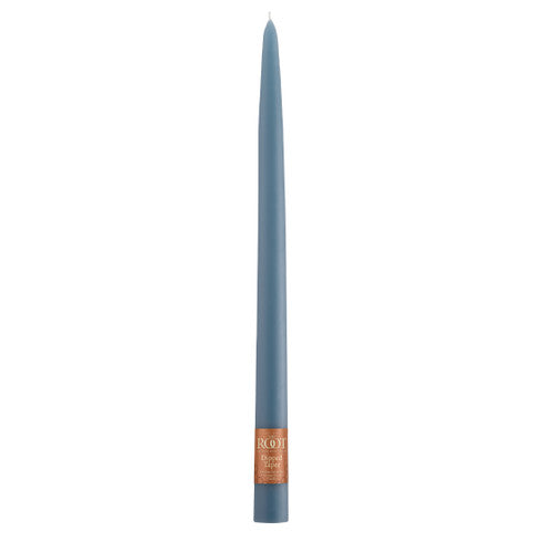 Slate Gray Taper Dinner Candle 12 in.